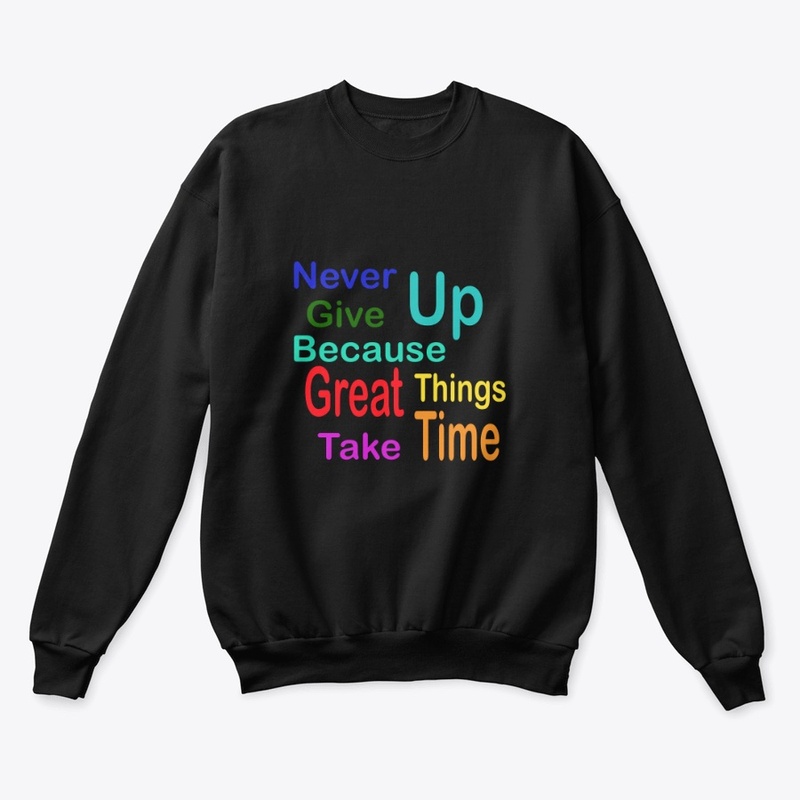 never give up