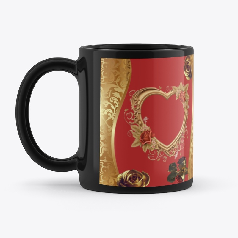 Beautyfull gold design on mug