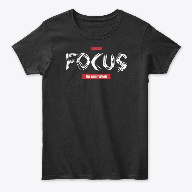 FOCUS TYPOGRAPHY TSHIRT