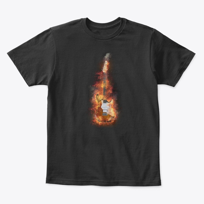Flaming guitar 2