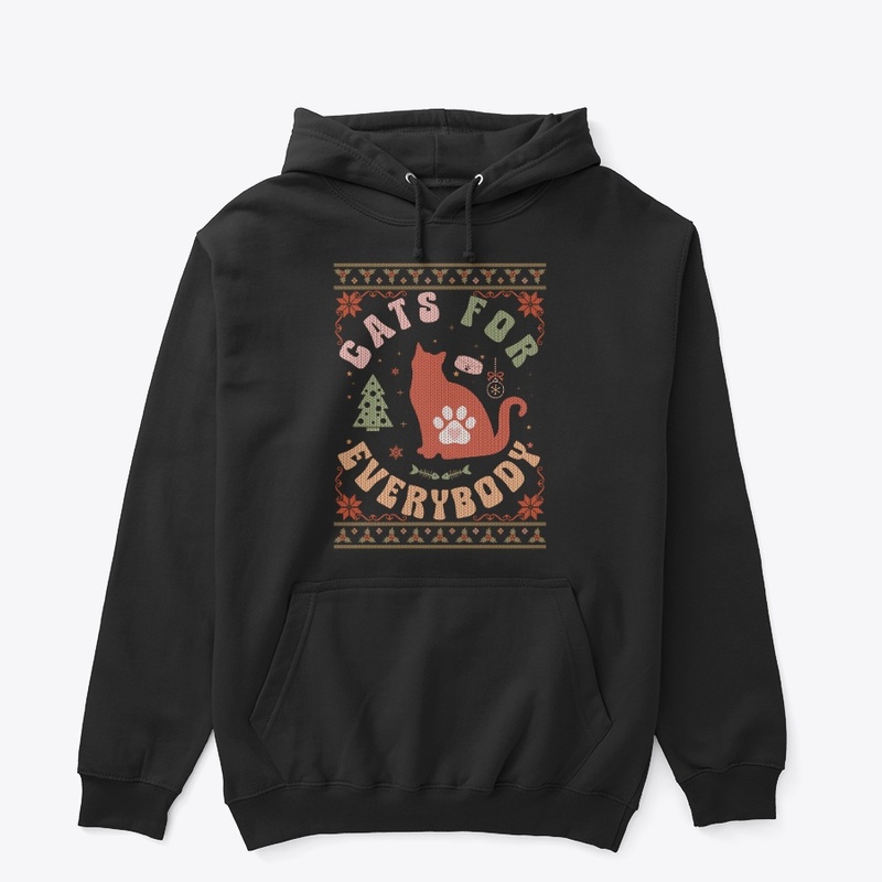 Funny cat ugly christmas sweater