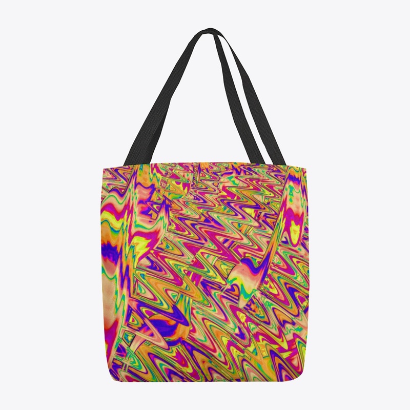 Psychedelic Colorful Neon Abstract Art