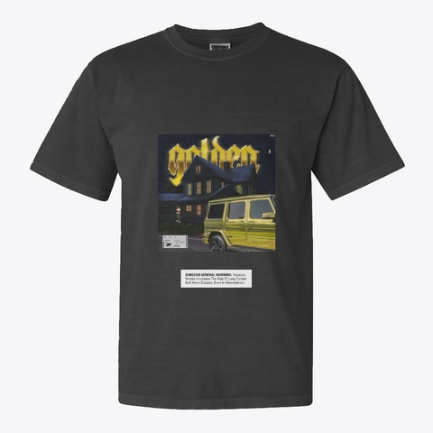 Golden Nights Black Maglietta Front