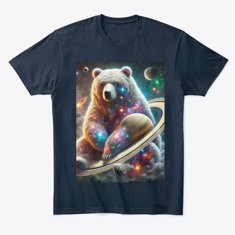 Stardust Guardian: Cosmic Bear Design