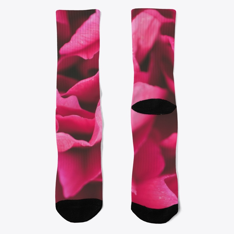 Abstract Pink Rose Pattern