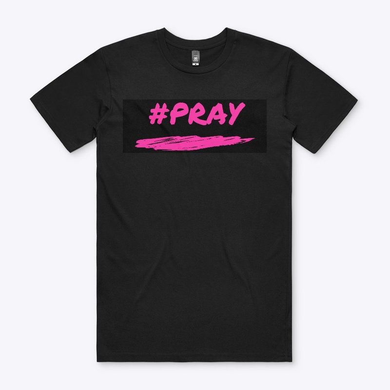 #Pray -Pink & Black 