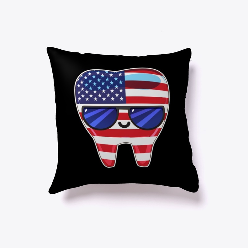 dentist usa flag, dentist, dental