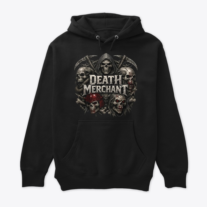Death Merchants 9166 - Unisex Premium Pullover Hoodie