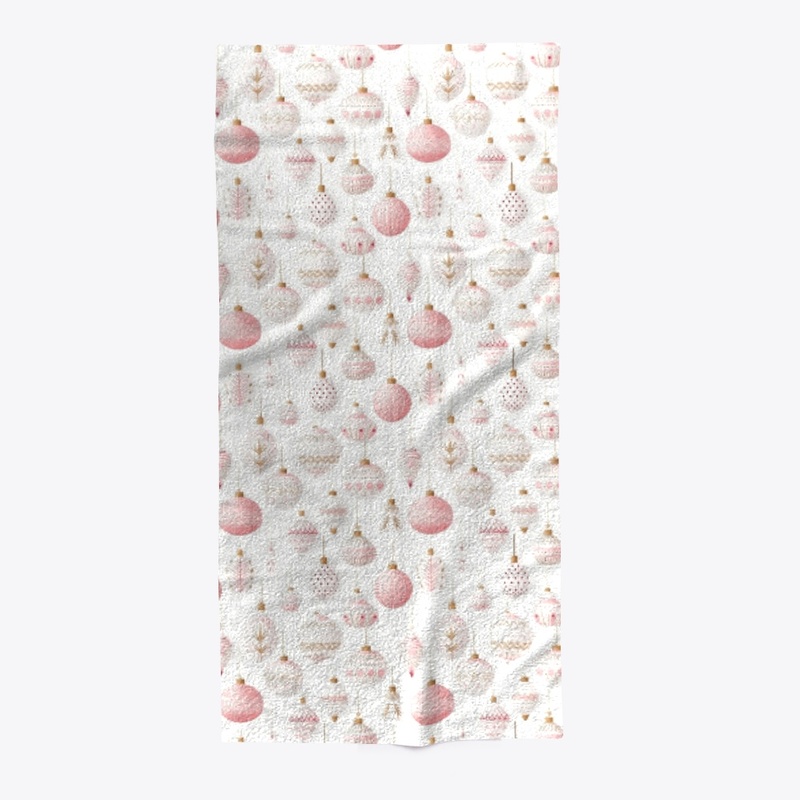 Trendy Pink Christmas Pattern Vibes