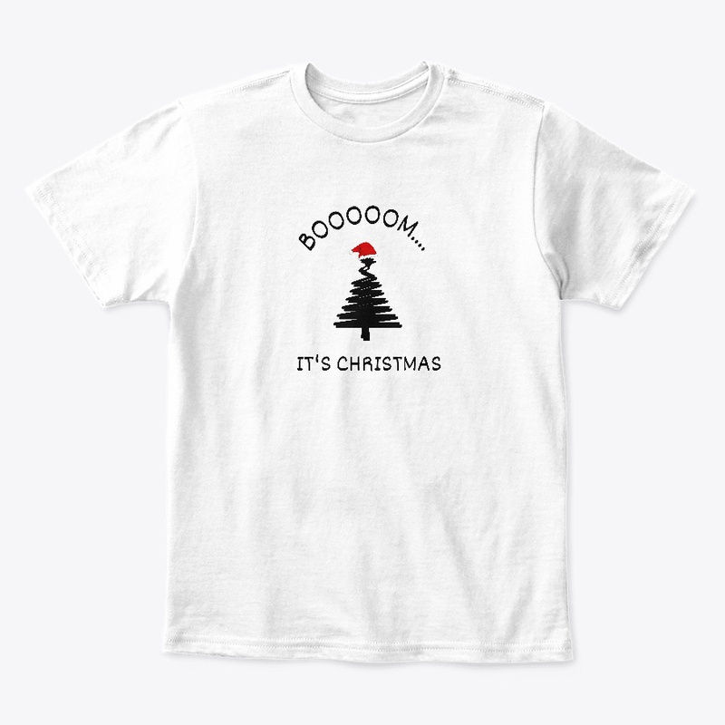 Boom it's Christmas - Baby -White