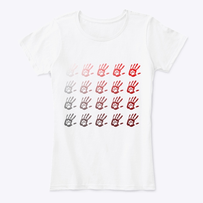 Camiseta para mujer r/b, 4EverDogs