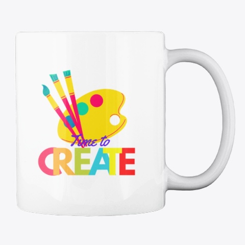 Origami Mug White T-Shirt Back