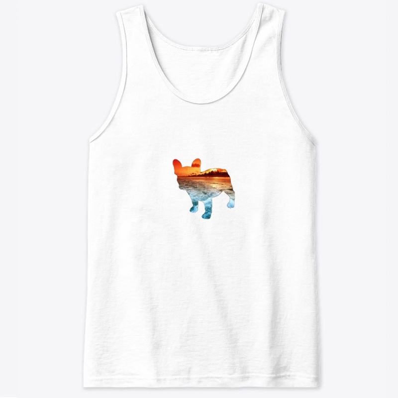 French Bulldog Sunset