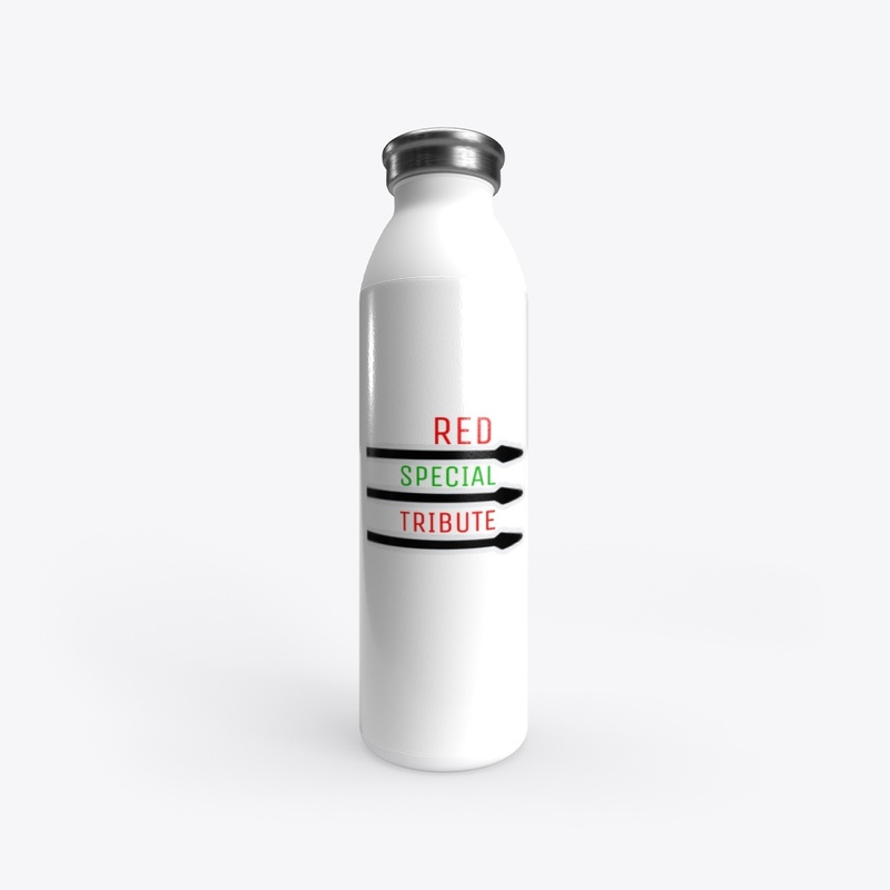 White 20 oz water bottle