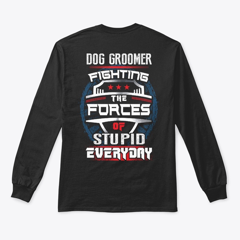Dog Groomer Fighting Forces Hoodie