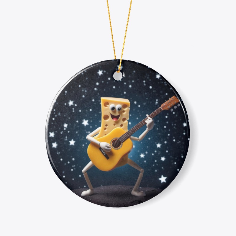 Space cheese guitarist