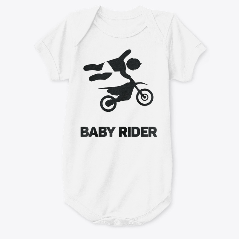 Short Sleeve Baby Bodysuit - Motocross