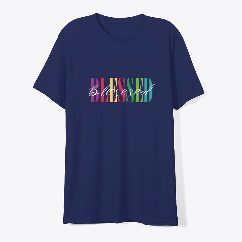 The "Blessed" t-shirt design 