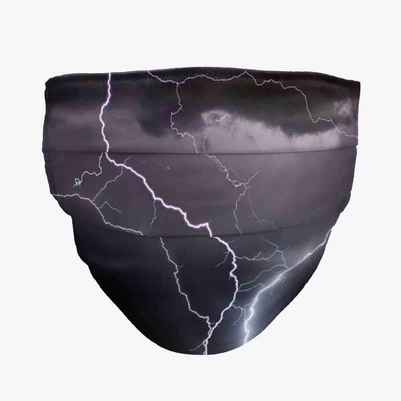 Thunder Lightning Face Mask