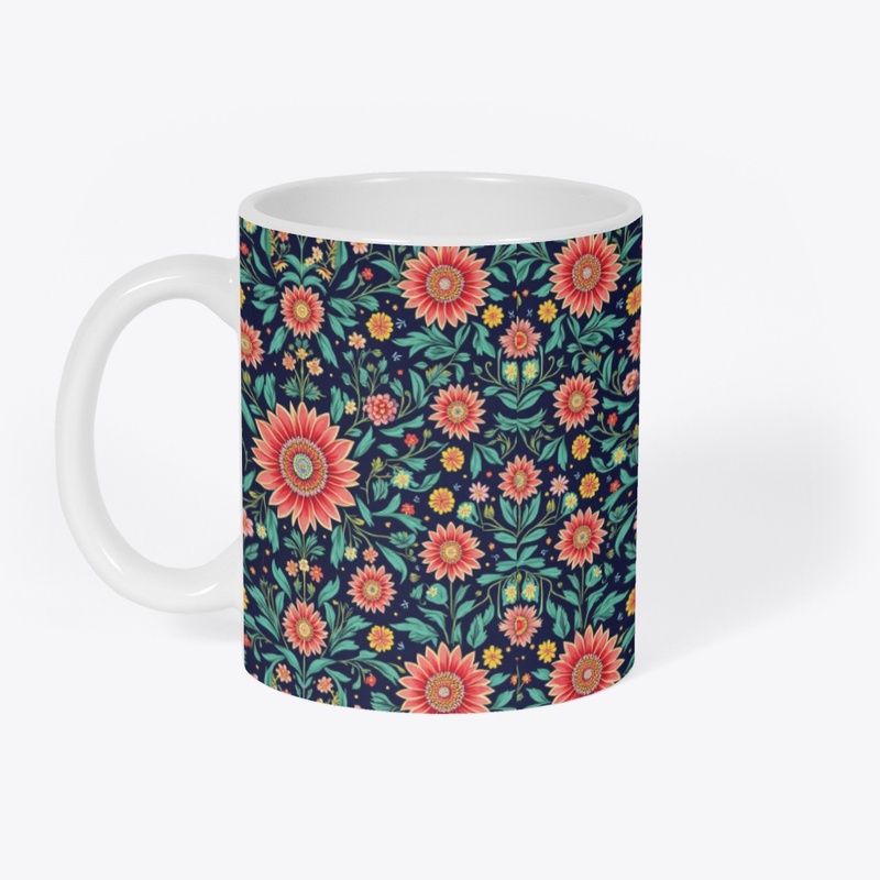 Floral Kitchen Coffee