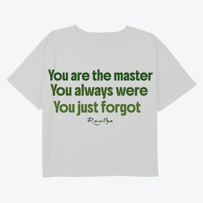 You are the master