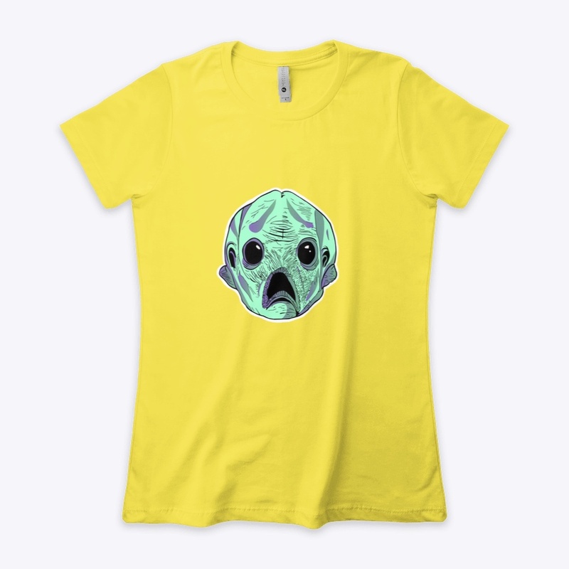 Cool Fishy Alien comic style design