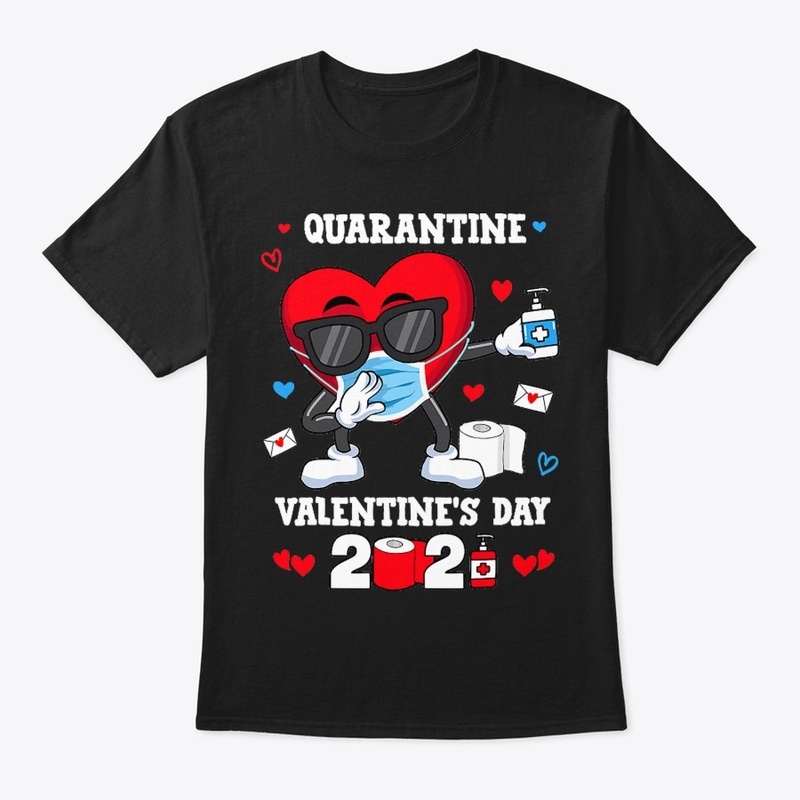 Dabbing Heart In Mask Happy Valentines