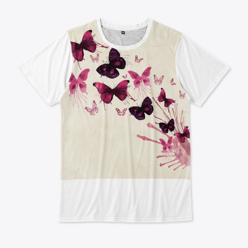 Butterfly T-shirts, mug, bag & slides