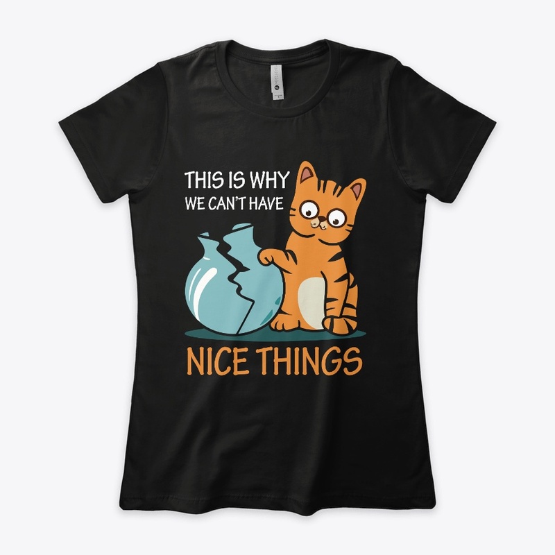 Nice Things broken by Cat Tee