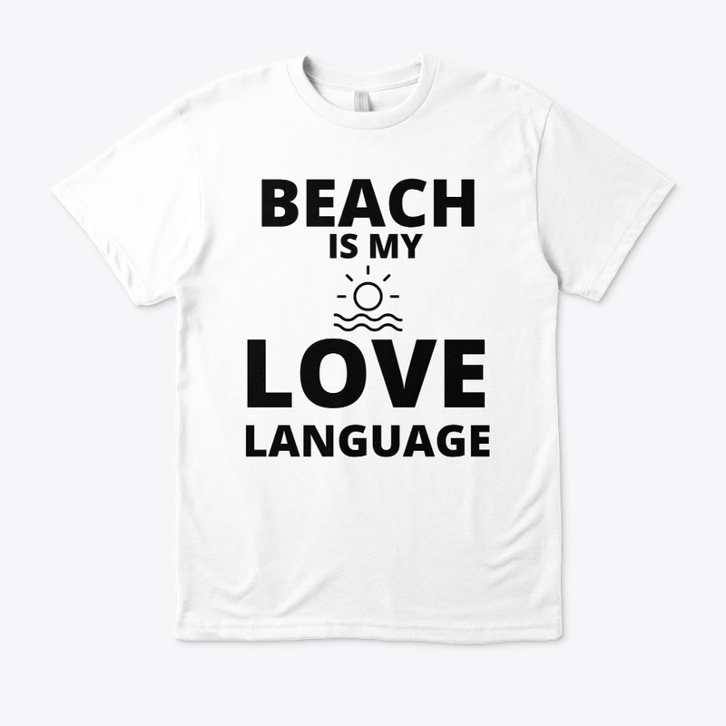 Beach is my love language funny summer q