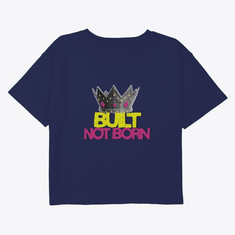 Built Not Born Motivational Crow 