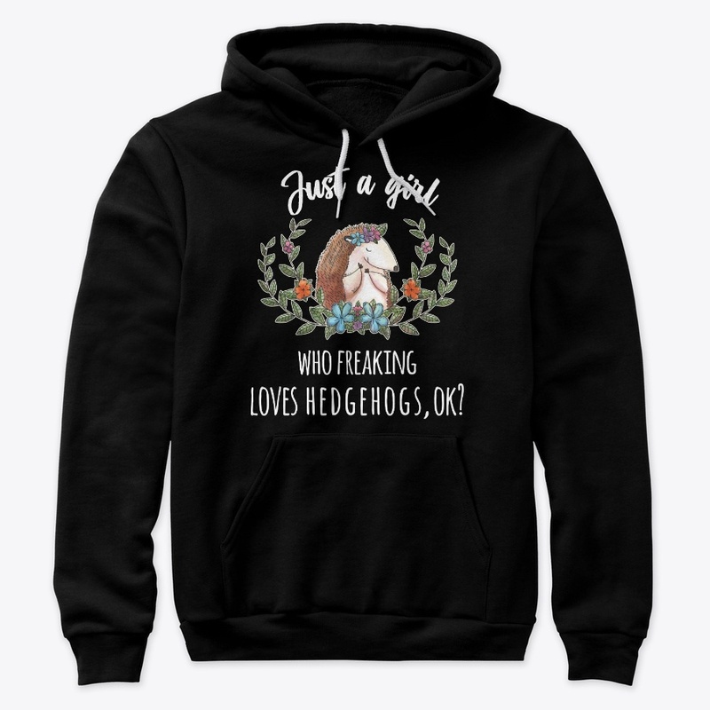 Girl Freaking Loves Hedgehogs Boho Style