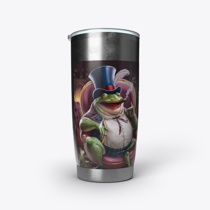 Frog on chair