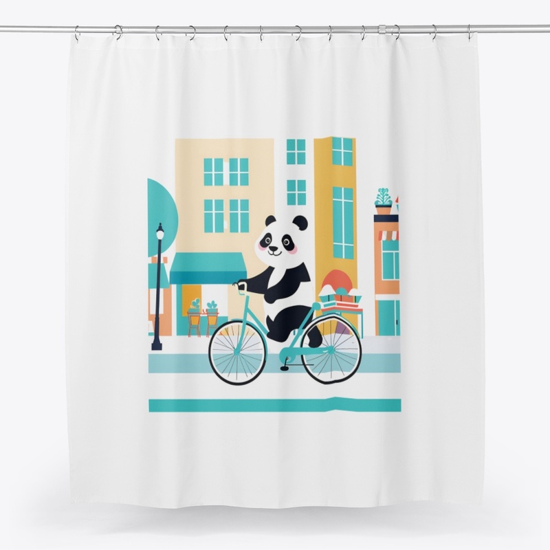 Fun Panda on Bicycle Design