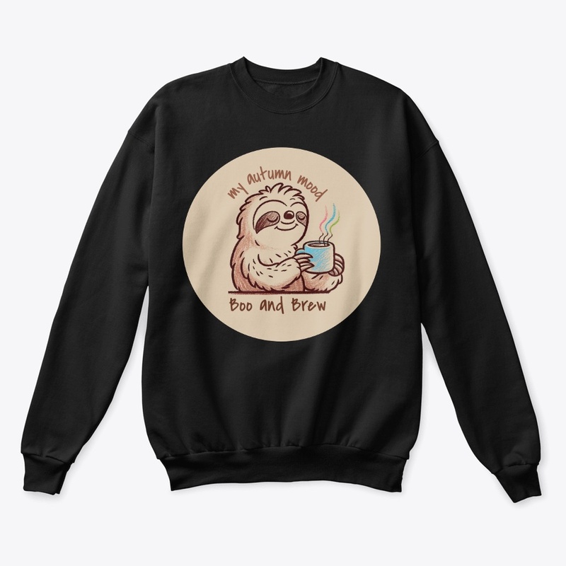 Autumn and Boo vibes design tee for all