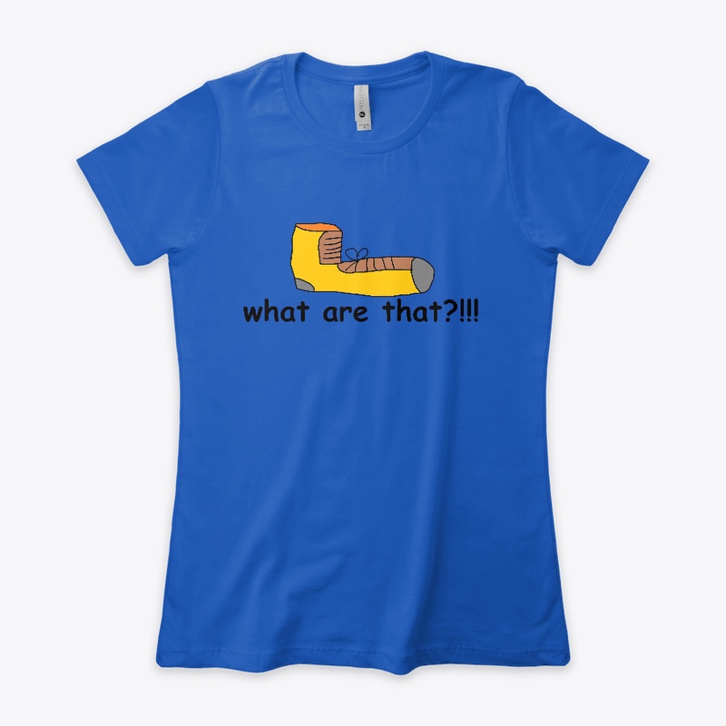 its a shoe... and it says what are that