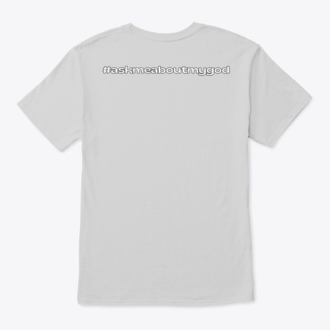 The First Rainbow Pride Light Steel T-Shirt Back