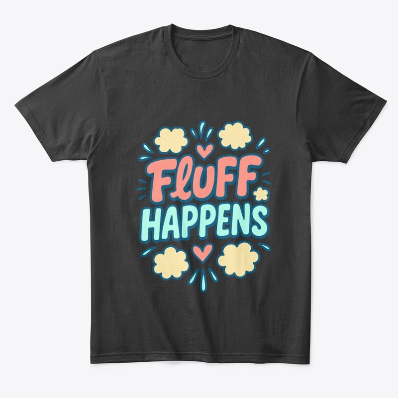 Fluff Happens – Maine Coon Cat Quote Tee