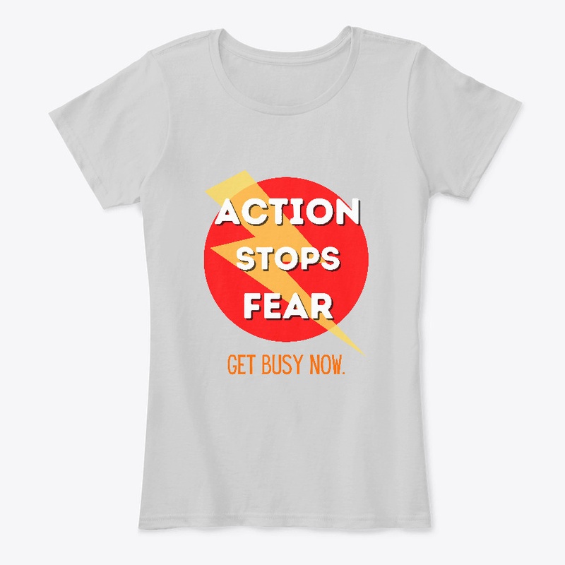 Action Stops Fear -Red-