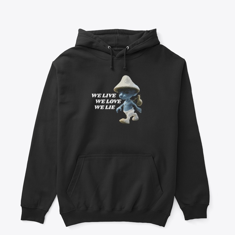 Smurf Cat Black Hoodie