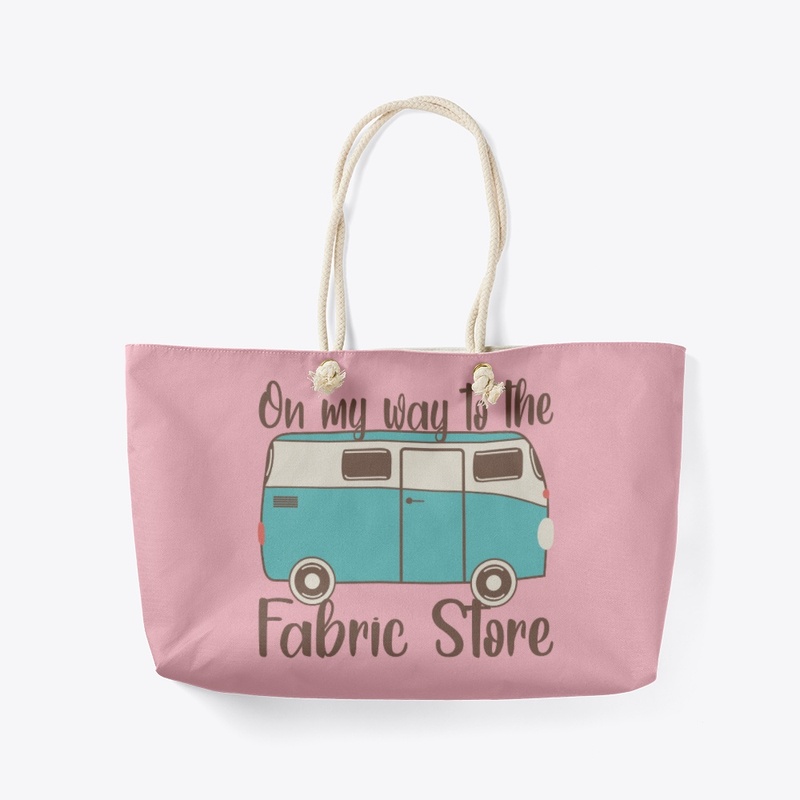 On my way to the fabric store