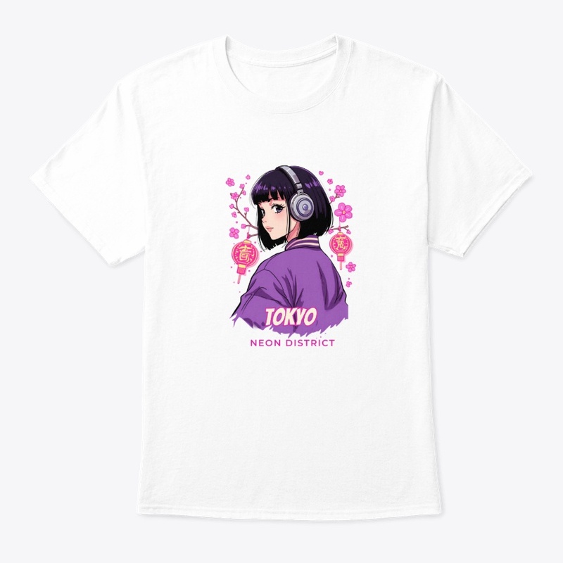 Tokyo Neon District Anime Girl