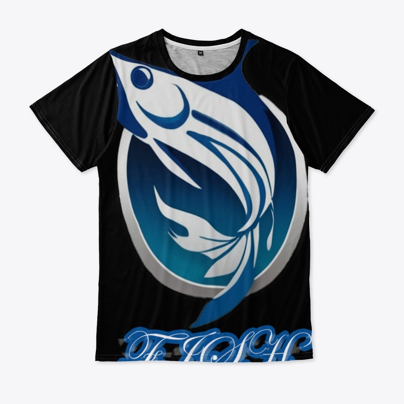 T-shirt Fish Logo design
