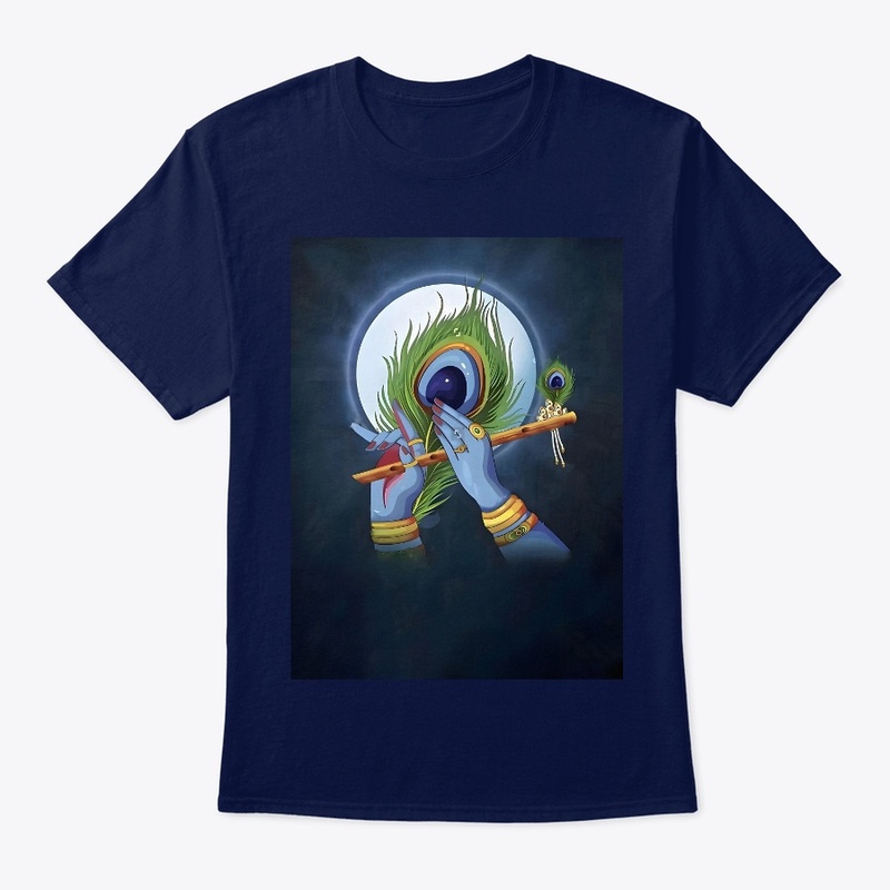 Peacock feather T-shirt 