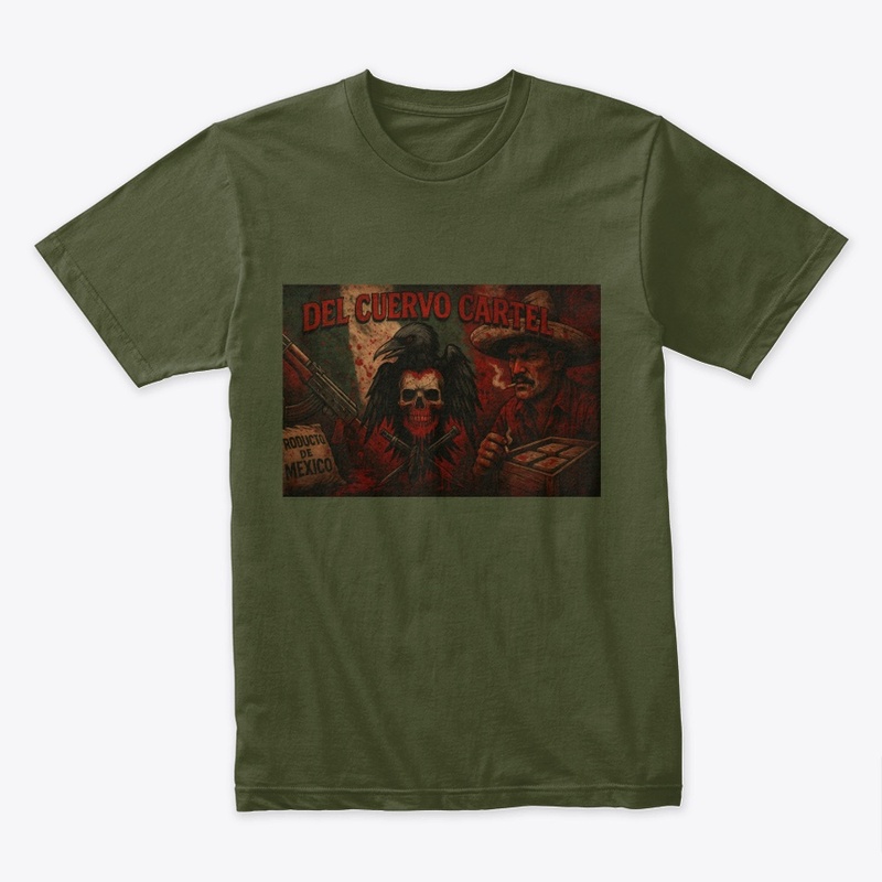 Del Cuervo Cartel "Premium Graphic T"
