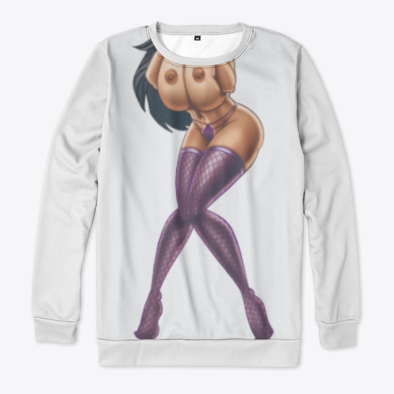 Sexy Brain Haired Girl Flashing Boobs