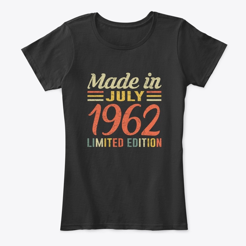 July 1962 T-shirt Born In 1962 
