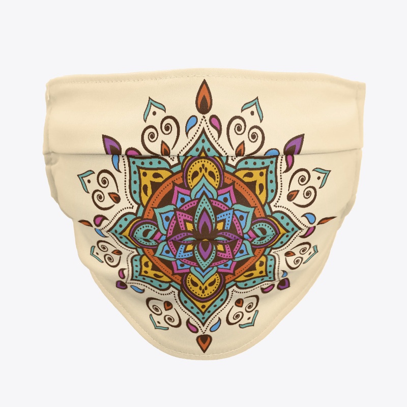 colorful-mandala-mask face 