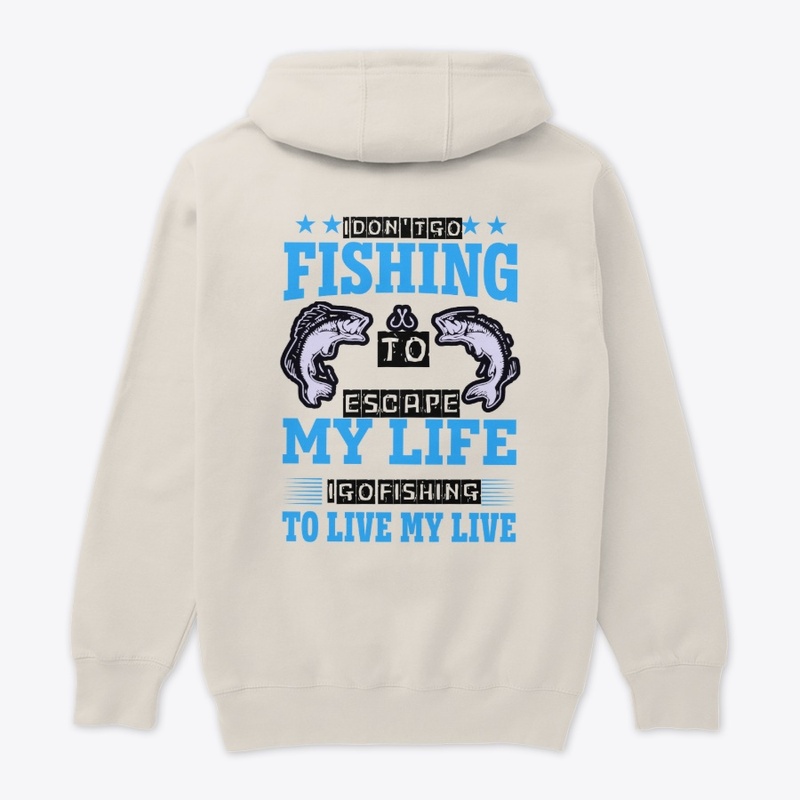 To Live My Life I Go Fishing Tee 