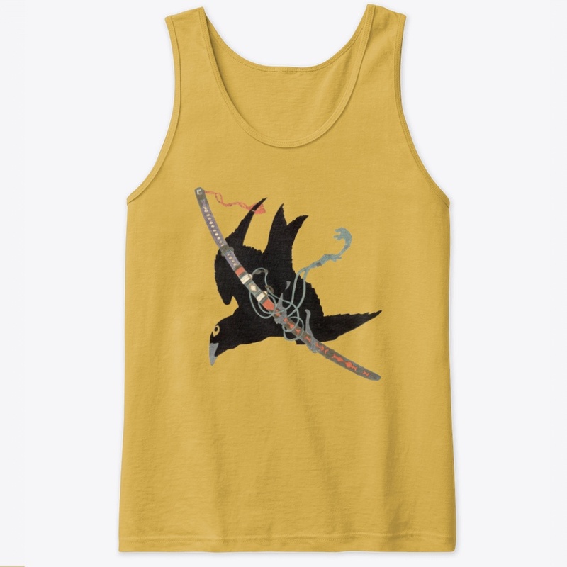 Hokusai Crow And Sword